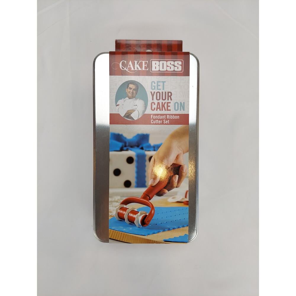 CAKE BOSS Bakeware Baking Fondant Ribbon Cutter Set NEW